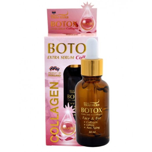 Сыворотка для лица Ботокс и Коллаген Royal Thai Herb Botox Extra Serum Collagen 30мл. 